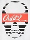 Skull font T-shirt white
