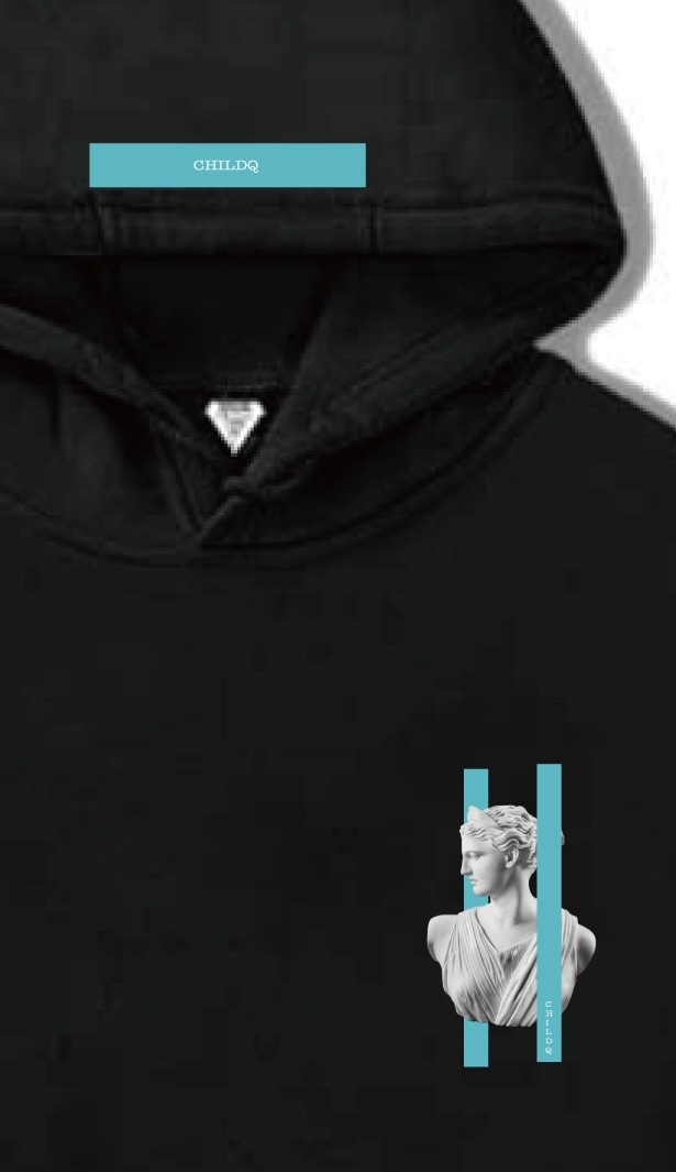 Artemis Bronze TF color Line Parka Black