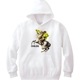 Napoleon Yellow Monogram Hoodie White