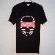Skull font T-shirt Black