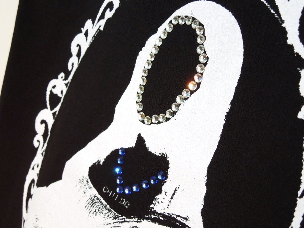 Frame Mona Lisa Swarovski T-shirt black