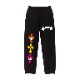 Triple cross swarovski pants Black