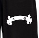 Triple cross swarovski pants Black