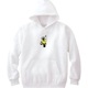 Roman Statue Smiley Hoodie White