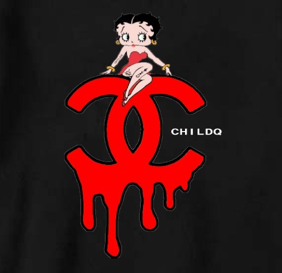 CHILDQ & Betty Black��RED��Parker
