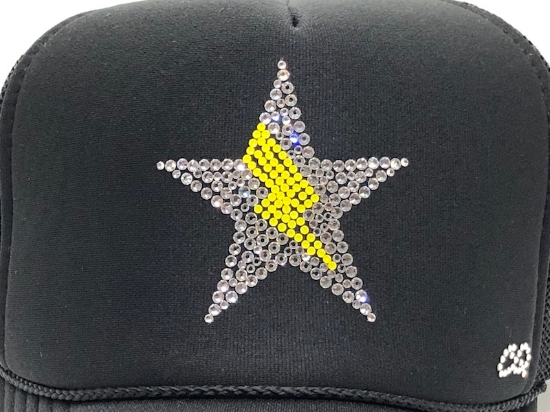 Stsr Thunder swarovski cap Black