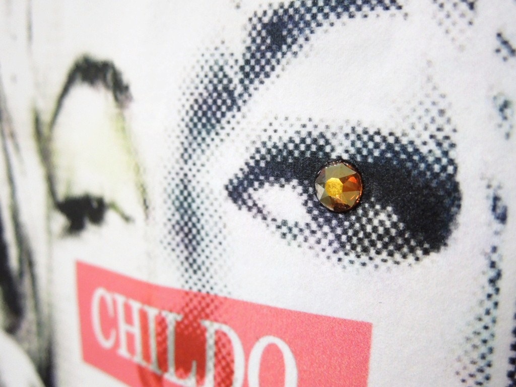 Art work Swarovski Long T-shirt Black