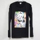 Art work Swarovski Long T-shirt Black