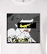 Pop Art Parody Long T-shirt White