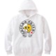 Skull Smiley Hoodie White
