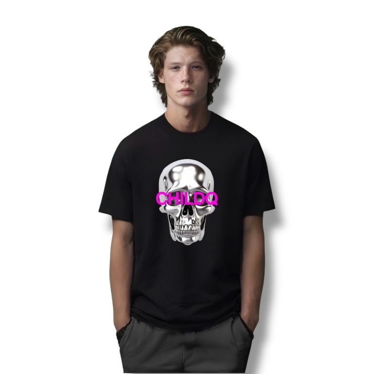 Metal Skull T-shirt Black