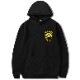 Smiley Old Font Hoodie Black