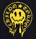 Smiley Old Font Hoodie Black