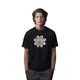 Flower Metal T-shirt Black