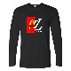 Parody Half & Half Long T-shirt Black