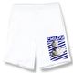 Rome Bronze Slide Pattern Blue half pants White