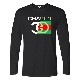 Parody Half & Half Long T-shirt Black N.O2