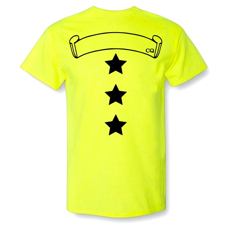 �ڸ����ʡ�Three Star Vivid Yellow T-shirt 
