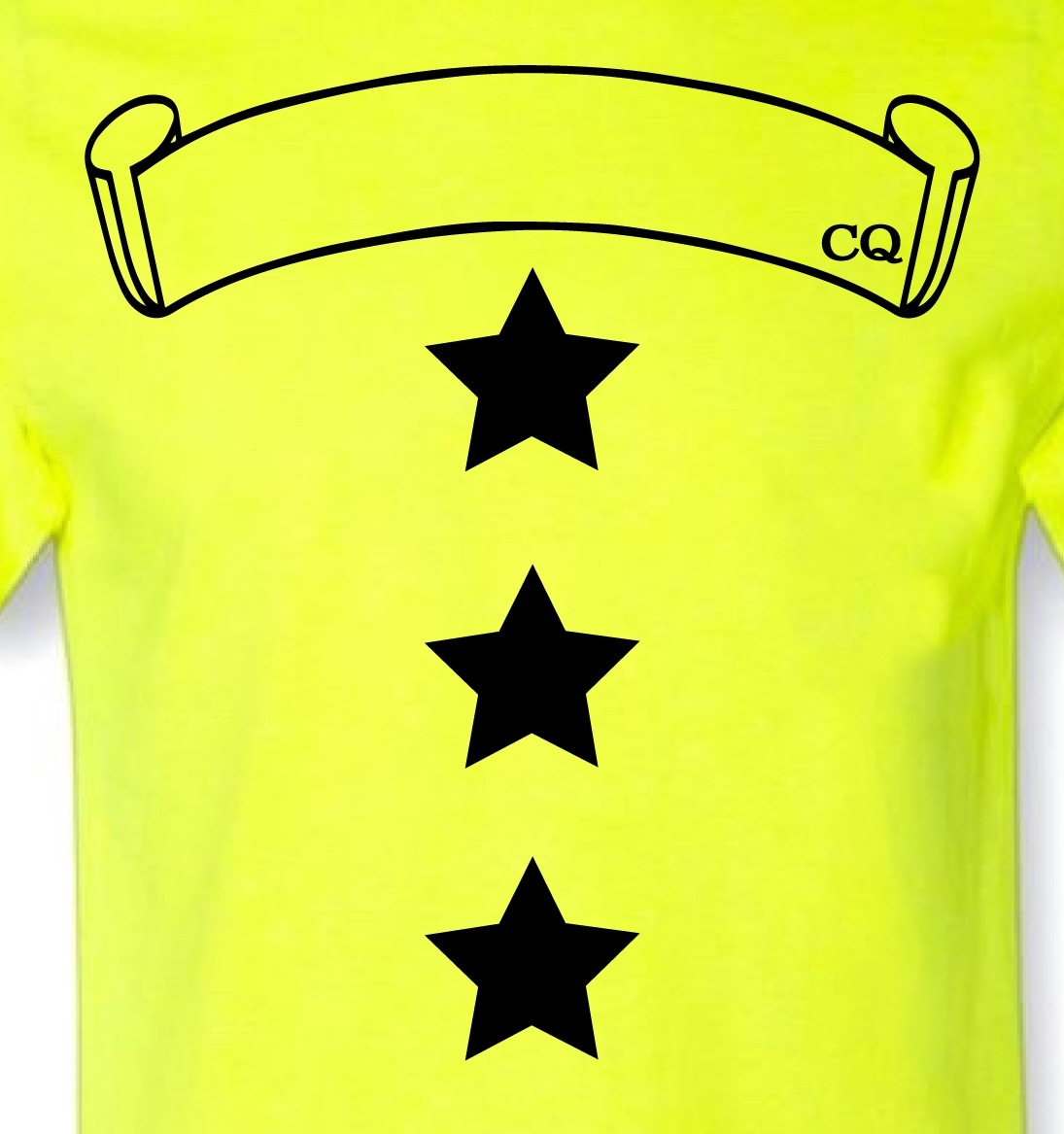 �ڸ����ʡ�Three Star Vivid Yellow T-shirt 