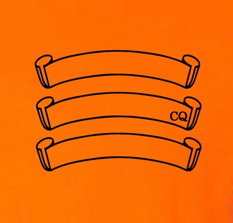 ڸʡThree Star Vivid Orange T-shirt 