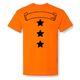 ڸʡThree Star Vivid Orange T-shirt 
