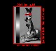 Red Art Girl Long T-shirt Black