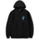Old tattoo blue cross Hoodie Black