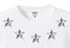 Metallic Five Star T-shirt White