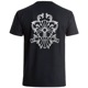 Design Cross Rhinestone T-shirt Black