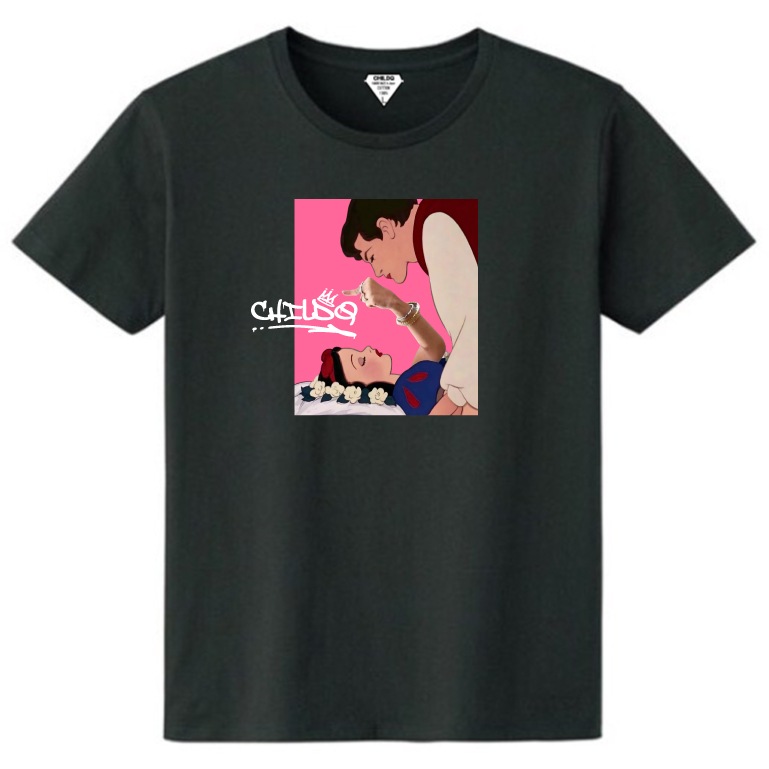 Pop Art Girl N.o13 Black T-shirt