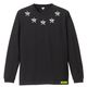 Metallic Five Star T-shirt Black