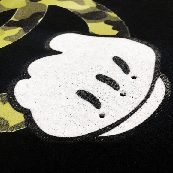 Parody One Hand Swarovski  Black Parka��Camouflage