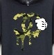 Parody One Hand Swarovski  Black Parka��Camouflage