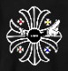 Greek cross hand hoodie