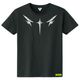 Metallic emblem T-shirt Black