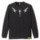 Metallic emblem T-shirt Black