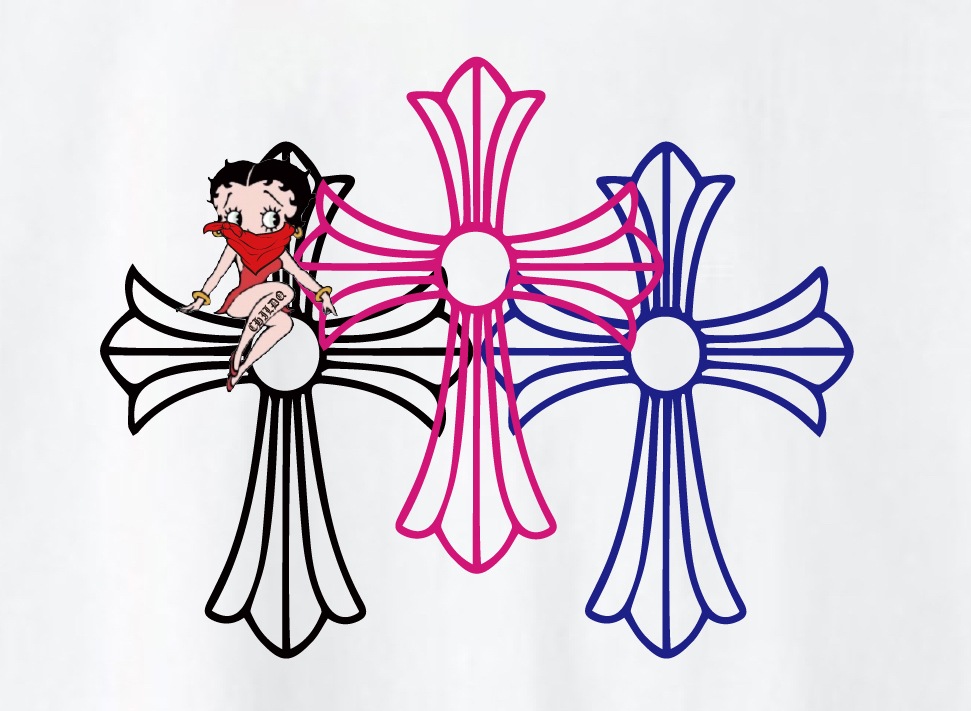 CHILDQ & Betty Gang N.o5 White T-shirt
