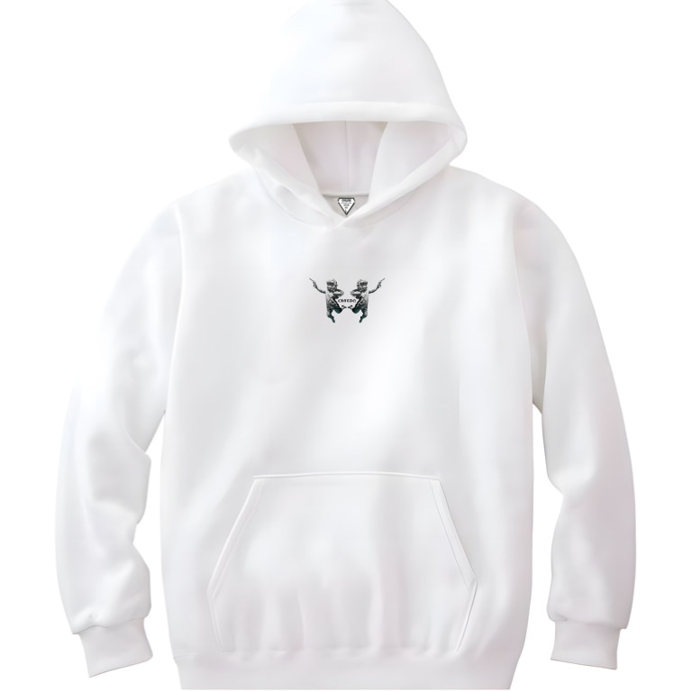 Angel White Line Hoodie