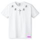 Metallic Starr emblem T-shirt White