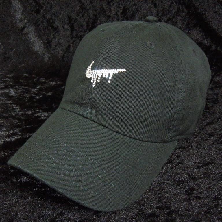 Parody Melt Mark Swarovski Cotton Low Cap Black