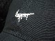 Parody Melt Mark Swarovski Cotton Low Cap Black