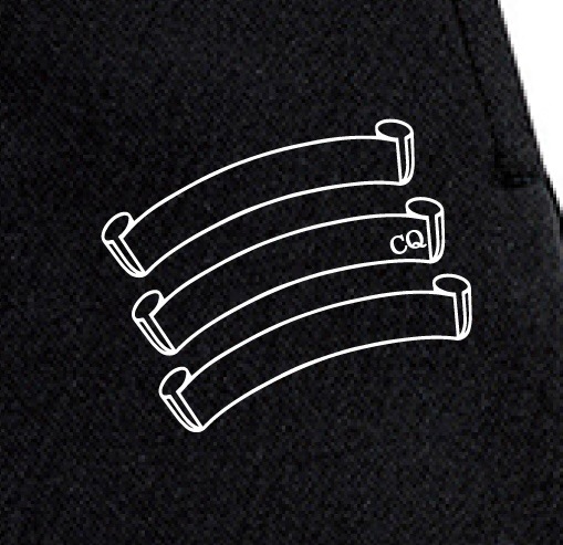 Three Star  half pants Black