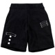 Three Star  half pants Black