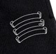 Three Star  half pants Black