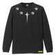 Metallic Starr emblem T-shirt Black
