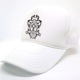 Design Cross Rhinestone cap white