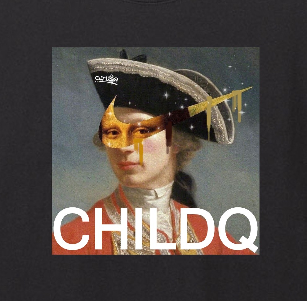 Painting Art No.1 T-shirt Black