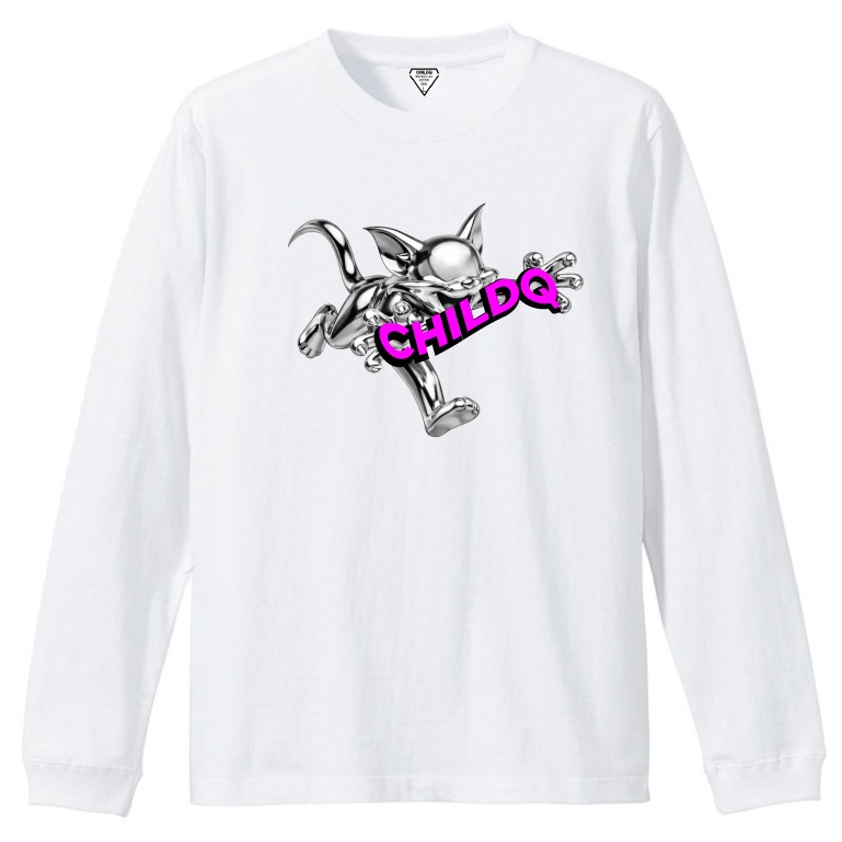 Metallic CAT T-shirt White