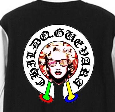 �ڿ��̸����ʡ�Madonna Old Font Stadium Jacket Black��