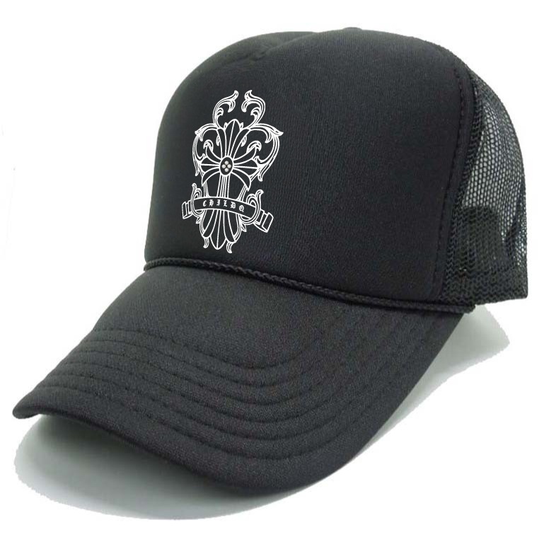 Design Cross Rhinestone cap Black